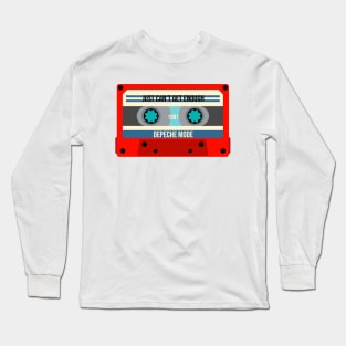 Depeche Mode Classic Cassette Tape Long Sleeve T-Shirt